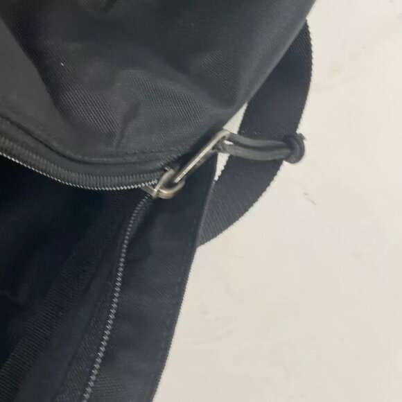 Auth BALENCIAGA 503221 Explorer logo backpack bag Backpack Nylon Black/Multicolo - Picture 2 of 16